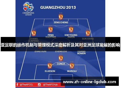 亚足联的运作机制与管理模式深度解析及其对亚洲足球发展的影响