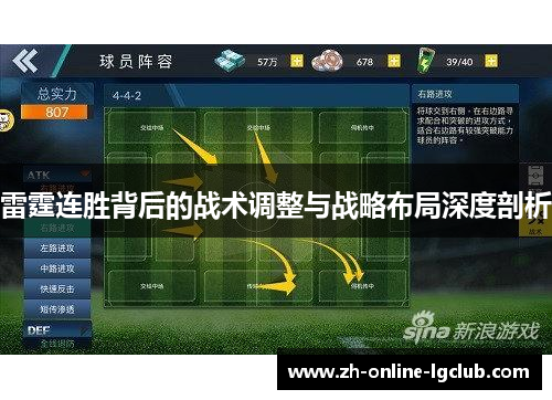 雷霆连胜背后的战术调整与战略布局深度剖析