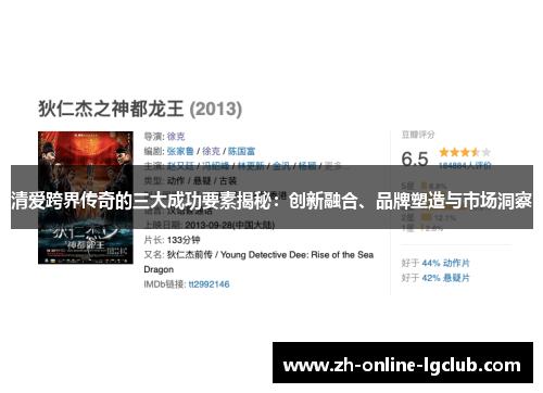清爱跨界传奇的三大成功要素揭秘：创新融合、品牌塑造与市场洞察
